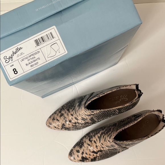 Seychelles Lasting Impression Python Booties - Picture 2 of 7